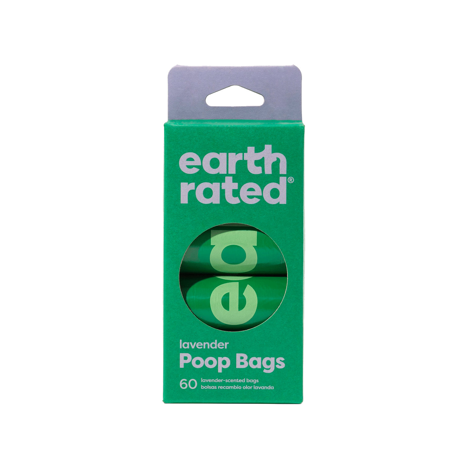 Earth Rated 60 Bags on 4 Rolls - Lavender