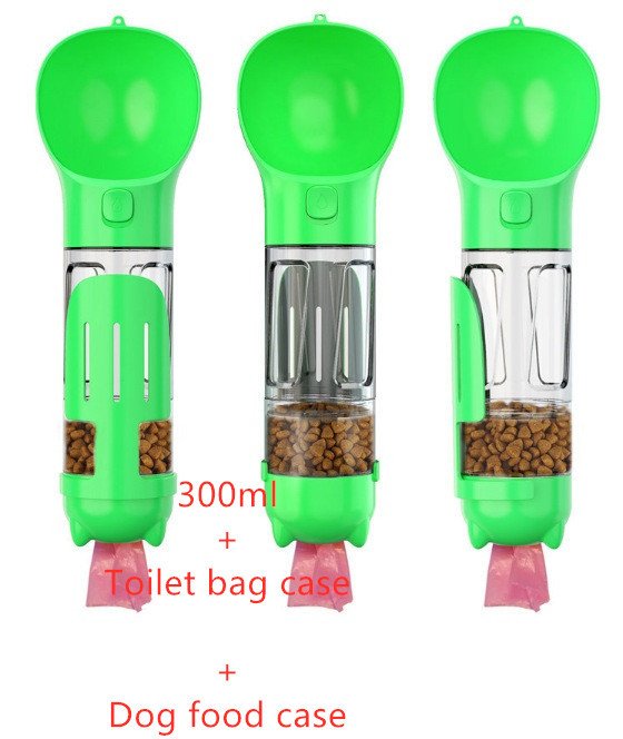 Pet Water Bottle Feeder Bowl Garbage Bag Storage Portable Pet Outdoor Travel 3 In 1 Dog Water Bottle - Image 4